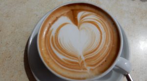 Cappuccino-Herz